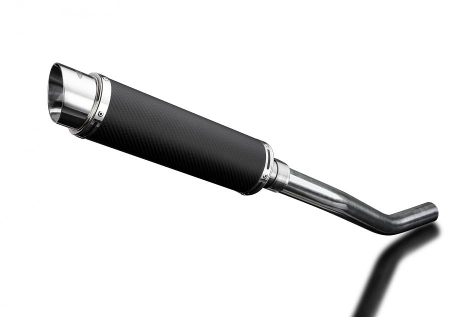 Kawasaki ZX9R Ninja 2000-2001 Echappement KIT-Silencieux 350mm Rond Carbone