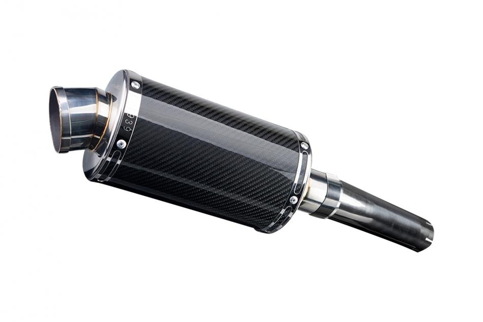 HONDA CBR600F 1987-1990 Echappement Silencieux 225mm Ovale Carbone PISTE