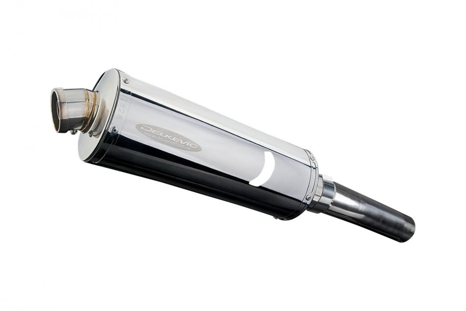 HONDA CBR600F 1987-1990 KIT-Silencieux 350mm Ovale Inox