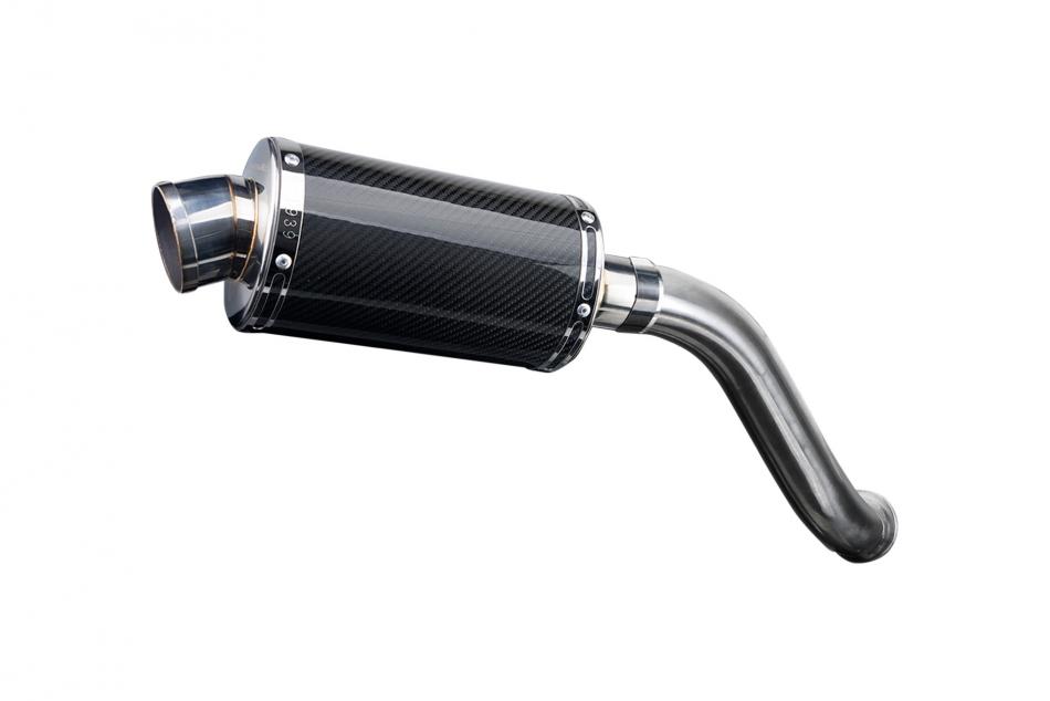 HONDA VFR750 1994-1997 Echappement HAUT Silencieux 225mm Ovale Carbone PISTE