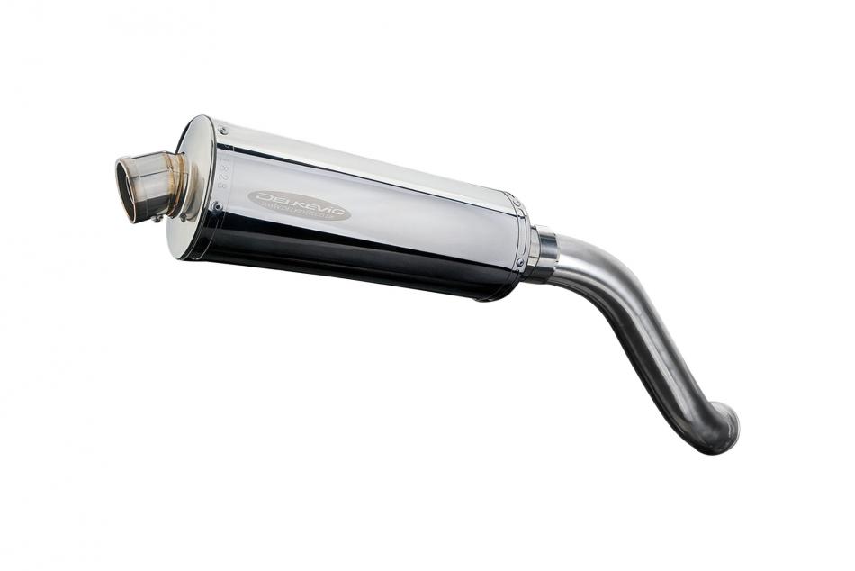 HONDA VFR750 1994-1997 KIT-Silencieux 350mm Ovale Inox Pos HAUT