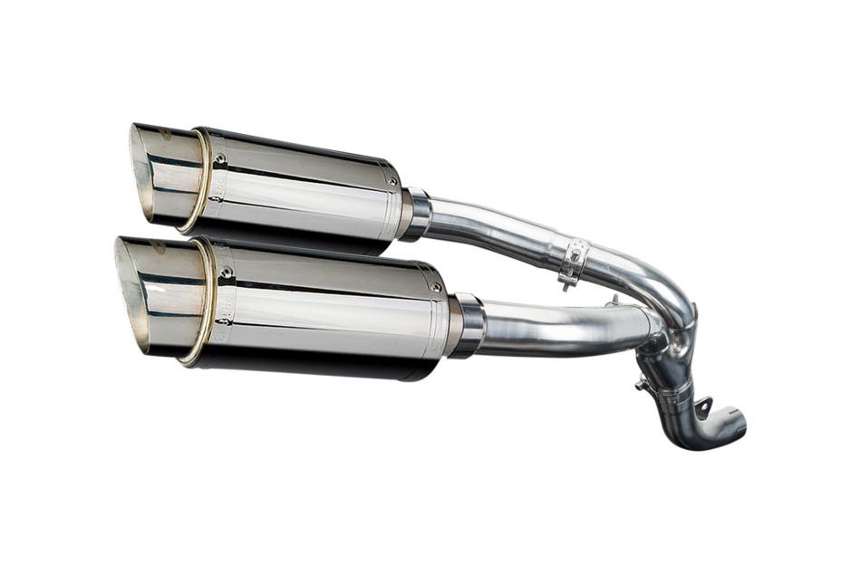 KAWASAKI ZX10R NINJA ZX-10R 2006-07 Echappement Silencieux 200 Rond Inox PISTE