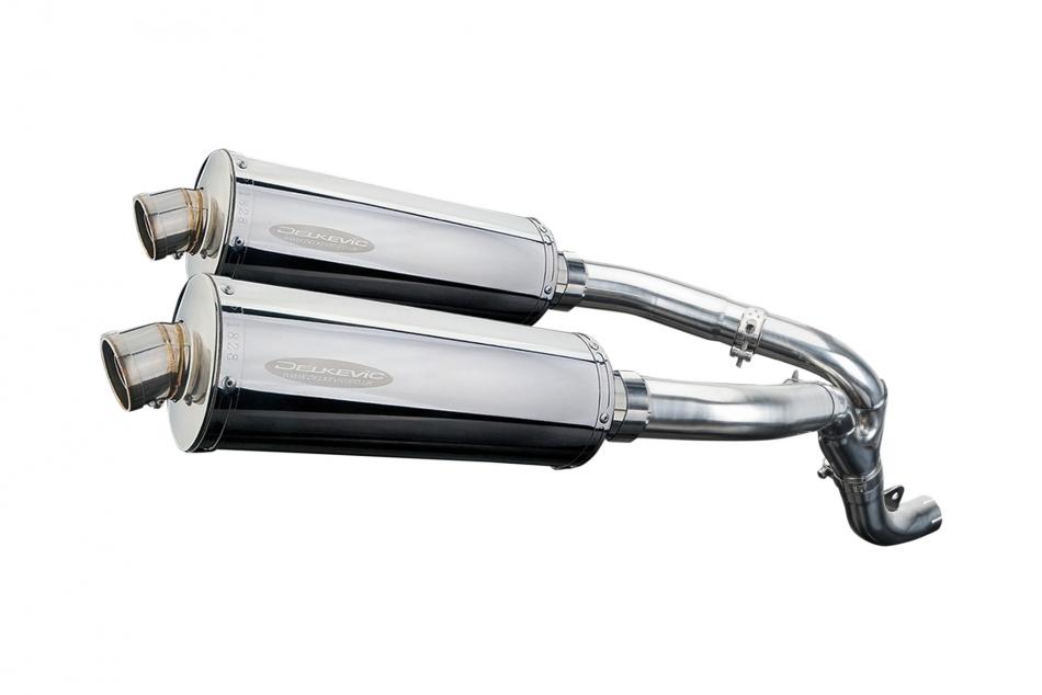 KAWASAKI ZX10R NINJA 2006-2007 Echappement Silencieux 350mm Ovale Inox