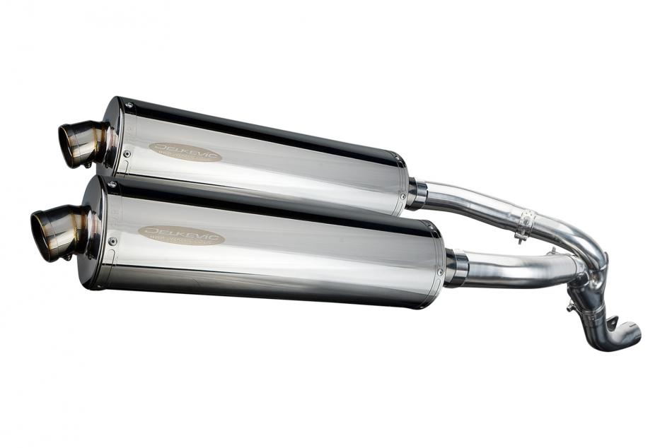 KAWASAKI ZX10R NINJA 2006-2007 Echappement Silencieux 450mm Ovale Inox