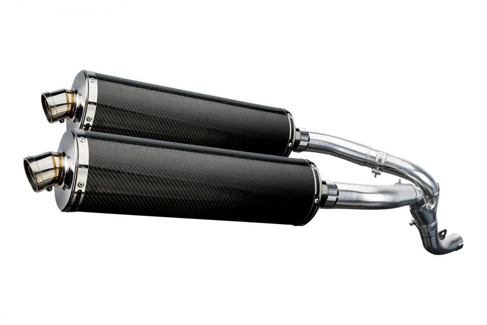 KAWASAKI ZX10R NINJA 2006-2007 Echappement Silencieux 450mm Ovale Carbone