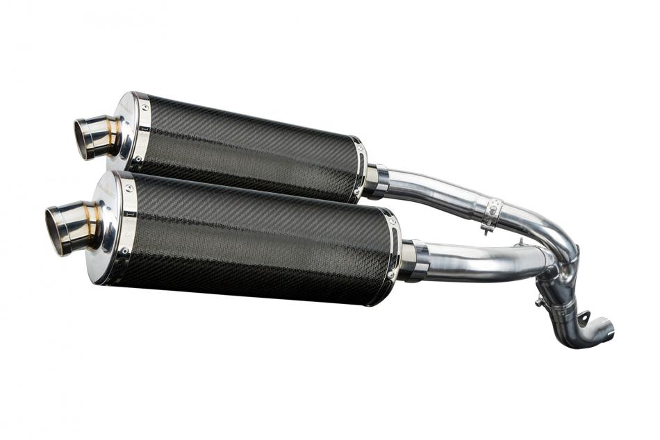 KAWASAKI ZX10R NINJA 2006-2007 Echappement Silencieux 350mm Ovale Carbone