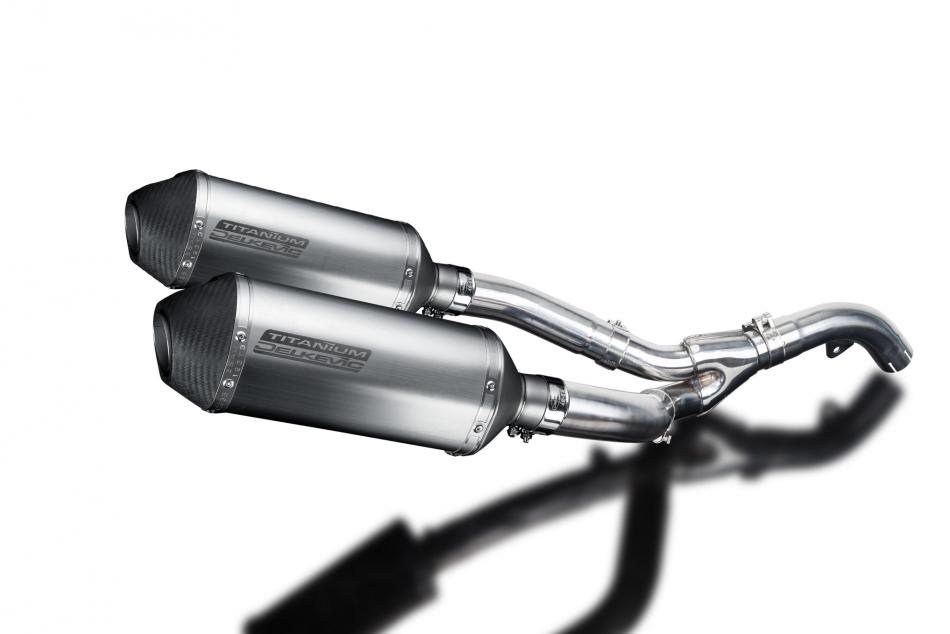 Kawasaki ZX10R Ninja 2006-2006 Echappement KIT-Silencieux 260mm X-Ovale Titane