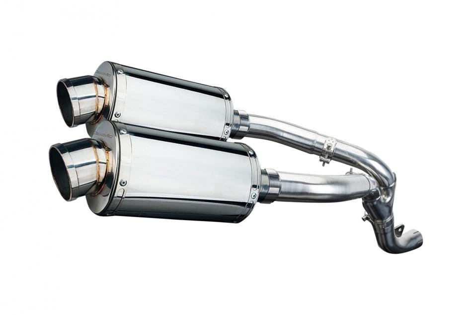 KAWASAKI NINJA ZX10R ZX-10R 2006-2007 Echappement Silencieux 225 Oval Inox PISTE