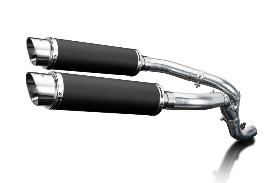 KAWASAKI ZX10R NINJA 2006-2007 Echappement Silencieux 350mm Rond Carbone