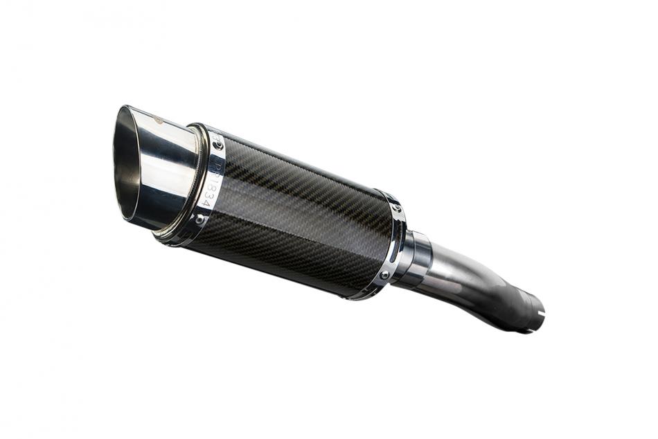 HONDA CBR600F 11-13 ABS Echappement HAUT Silencieux 200mm Rond Carbone PISTE