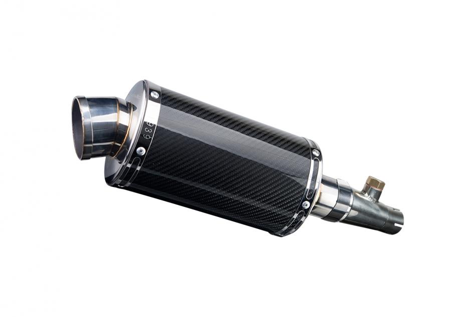 HONDA FJS600 SILVERWING FJS400 2002-14 Echappement Pot 225mm Ovale Carbone PISTE