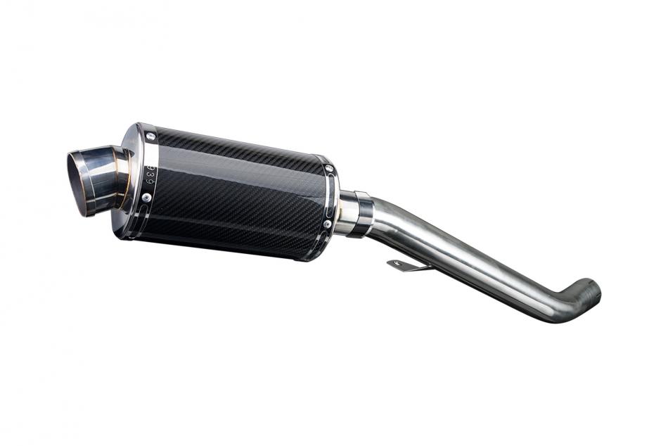 TRIUMPH Street Triple 675 2013-2016 Echappement Pot 225mm Ovale Carbone PISTE