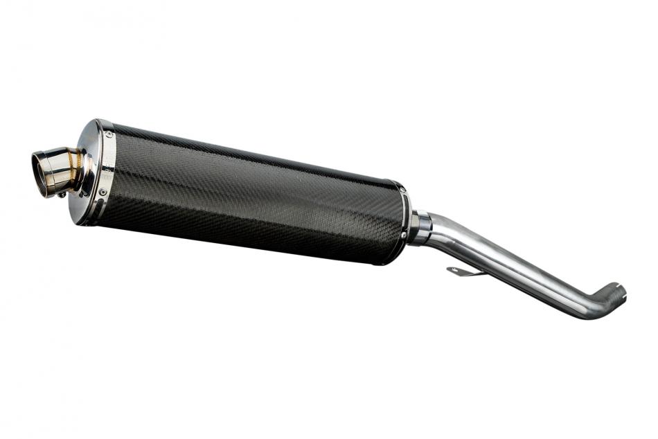 TRIUMPH STREET TRIPLE 675 2013-2016 Echappement Silencieux 450mm Ovale Carbone