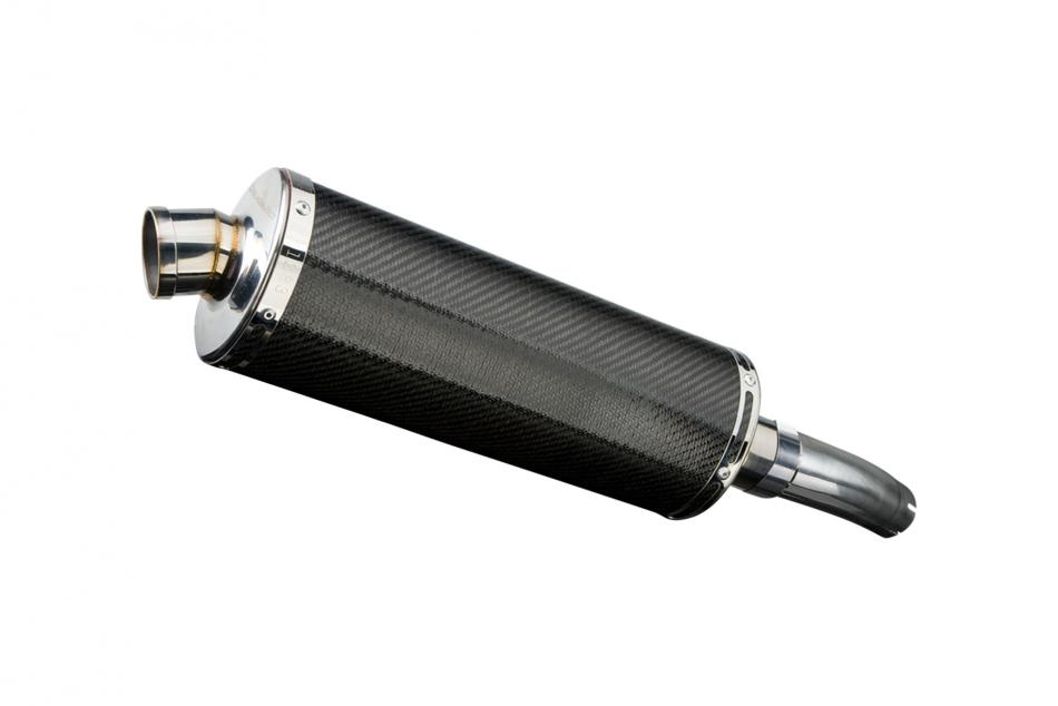 SUZUKI GSXR750 L1-L6 2011-2016 Echappement Silencieux 350mm Ovale Carbone
