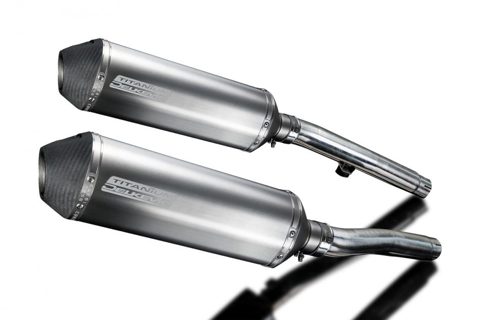 TRIUMPH TROPHY 1200 1991-1993 Echappement Silencieux 343mm X-Ovale Titane