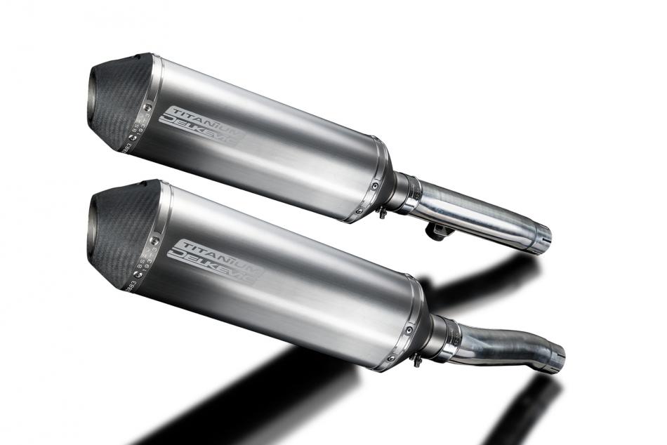 TRIUMPH TRIDENT 750 1994-1998 Echappement Silencieux 343mm X-Ovale Titane