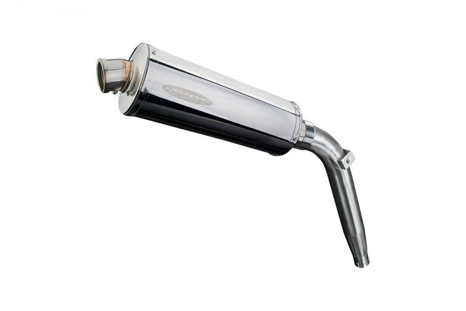 HONDA XL125V VARADERO 2001-2016 Echappement Silencieux 350mm Ovale Inox