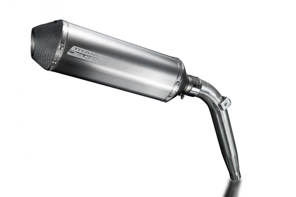 Honda XL125V Varadero 2001-2014 Echappement KIT-Silencieux 343mm X-Ovale Titane