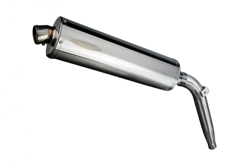 HONDA XL125V VARADERO 2001-2016 Echappement Silencieux 450mm Ovale Inox