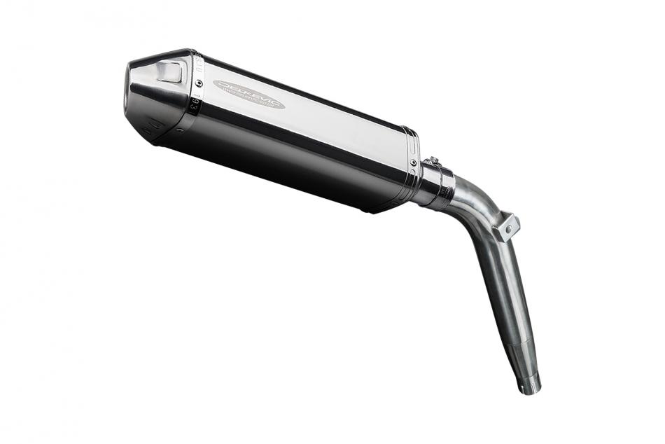 HONDA XL125V VARADERO 2001-2016 Echappement Silencieux 320mm Tri-Ovale Inox