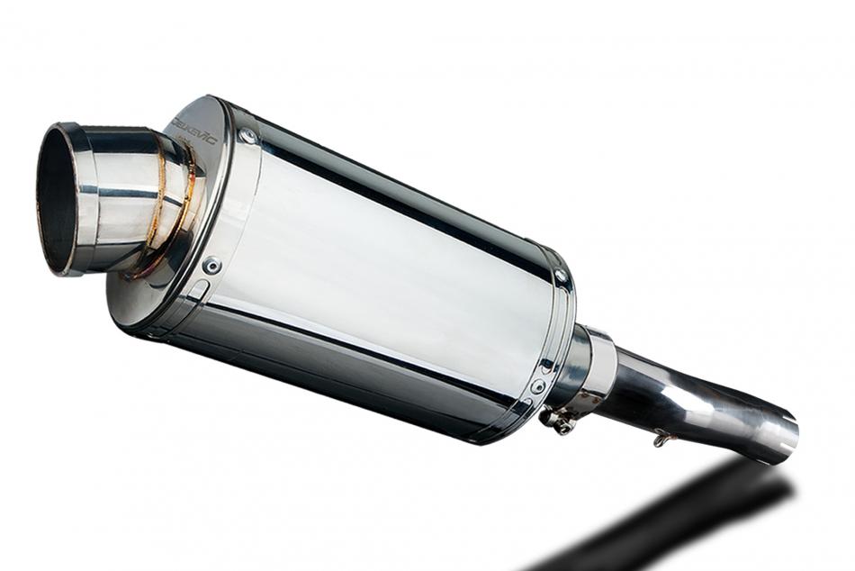 HONDA CBR600F ABS 2011-2013 Echappement BAS Silencieux 225mm Ovale Inox PISTE