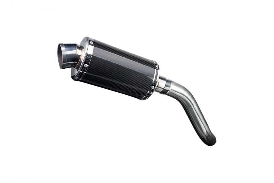 KAWASAKI Z800e 2013-2016 Echappement Silencieux 225mm Ovale Carbone PISTE