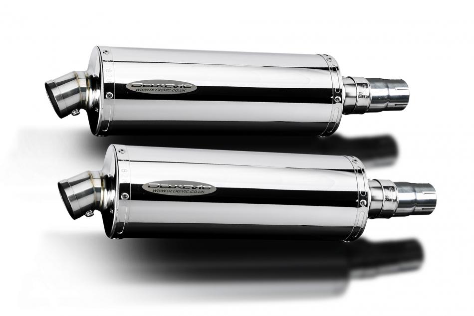 KawasakI EN500C 1996-09 KIT-Silencieux 350mm Ovale Inox