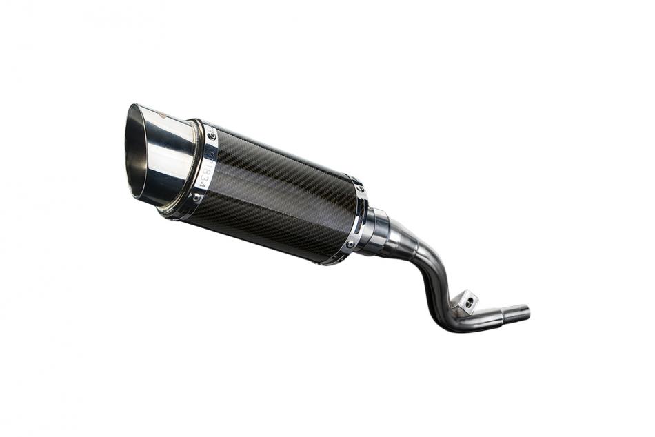 SUZUKI DR125SM 2005-2014 Echappement Silencieux 200mm Rond Carbone PISTE