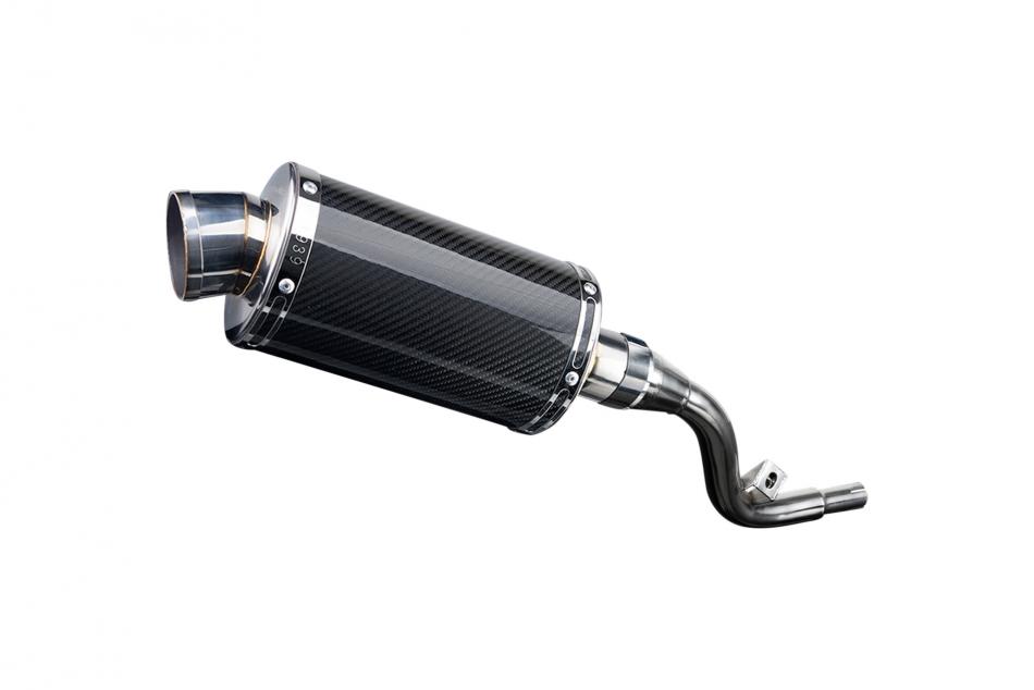 SUZUKI DR125SM 2005-2014 Echappement Silencieux 225mm Ovale Carbone PISTE