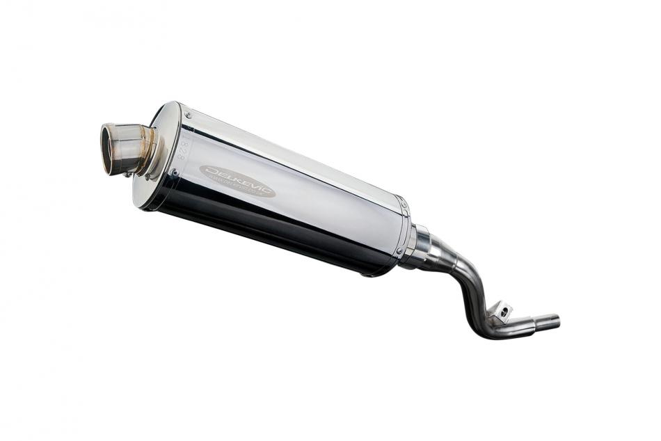 SUZUKI DR125 SM 2005-2014 Echappement Silencieux 350mm Ovale Inox