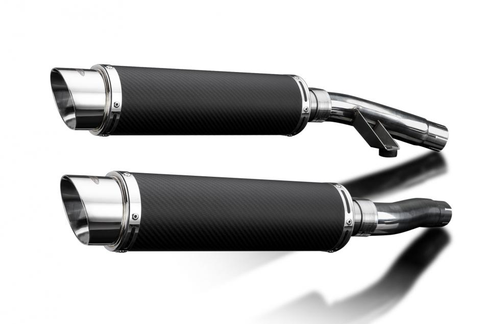 Triumph Sprint Executive 1998 Echappement KIT-Silencieux 350mm Rond Carbone