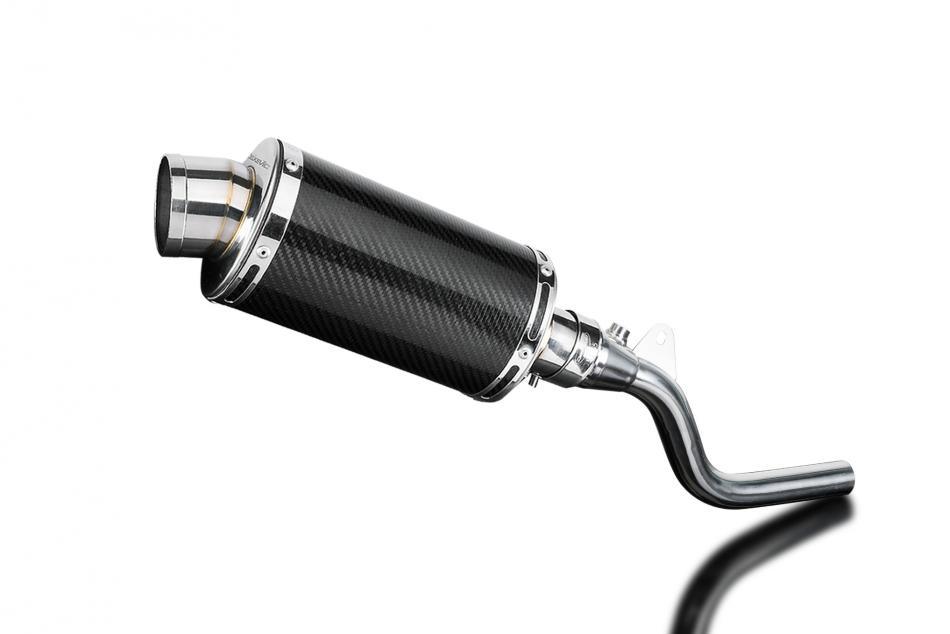 KAWASAKI KLX250 KLX250S 2009-18 Echappement Silencieux 225mm Ovale Carbone PISTE