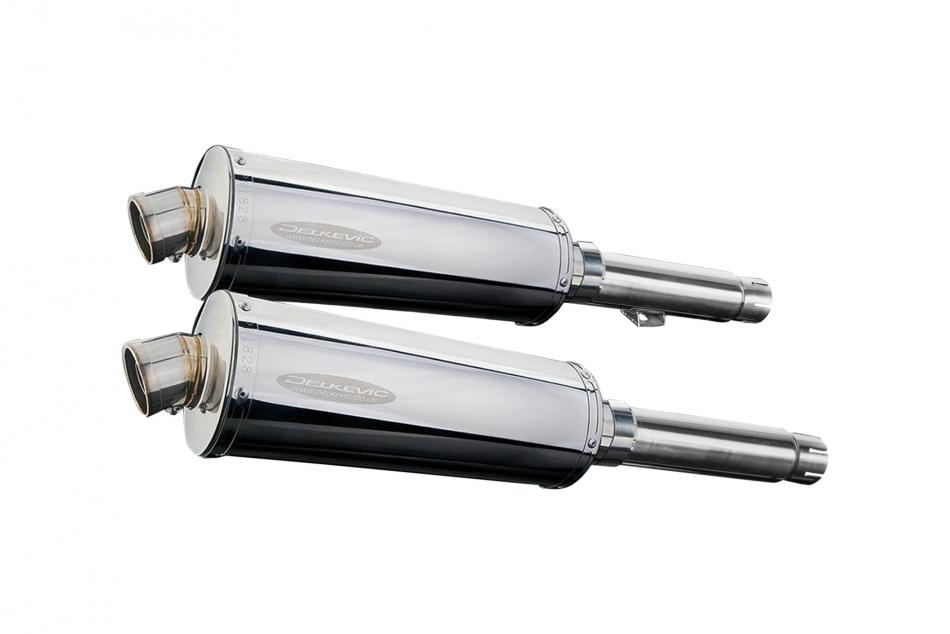 Kawasaki GPZ900R ZX900A 84-03 KIT-Silencieux 350mm Ovale Inox