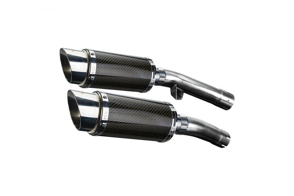 YAMAHA FJ1100 FJ1200 1984-1987 Echappement Silencieux 200mm Rond Carbone PISTE