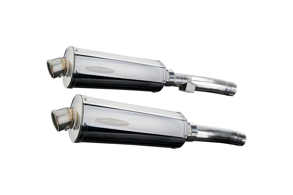 KAWASAKI ZR1100A ZEPHYR 1992-1995 Echappement Silencieux 350mm Ovale Inox