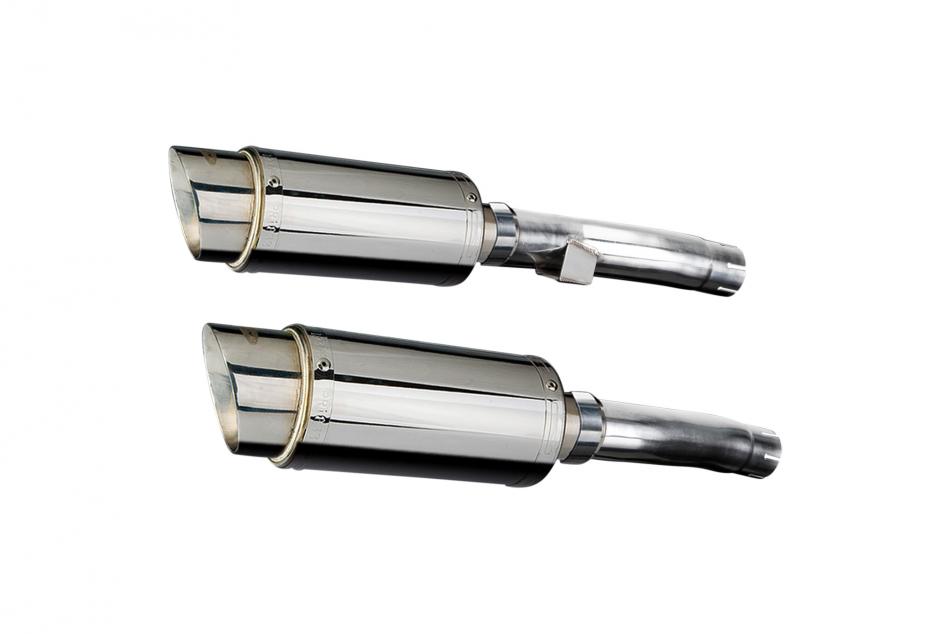 KAWASAKI ZR1100B Zephyr 1996-1997 Echappement Silencieux 200mm Rond Inox PISTE