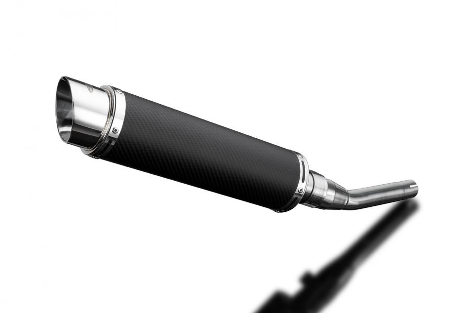 Yamaha YP250R 2013-2016 Delkevic Echappement KIT-Silencieux 350mm Rond Carbone