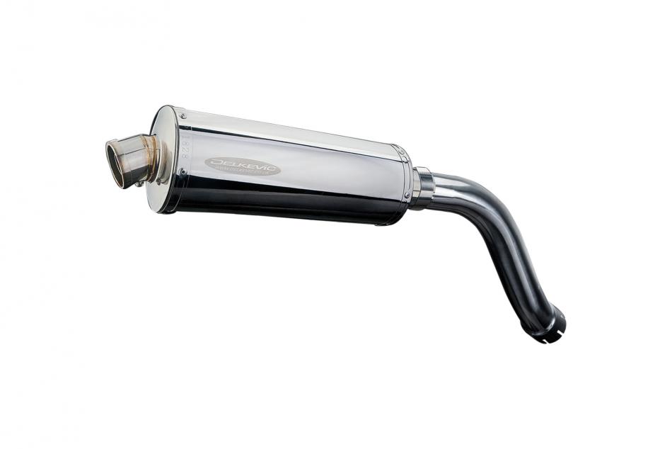 Suzuki SV650 (et S) 2003-2015 KIT-Silencieux 350mm Ovale Inox