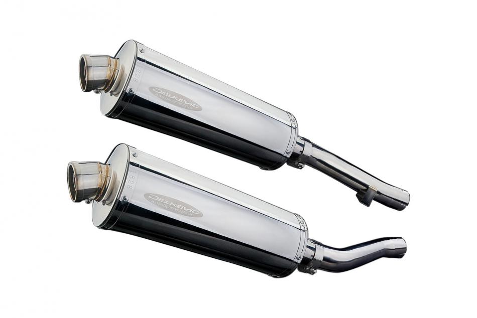 Yamaha XJR1300 04 05 06 KIT-Silencieux 350mm Ovale Inox