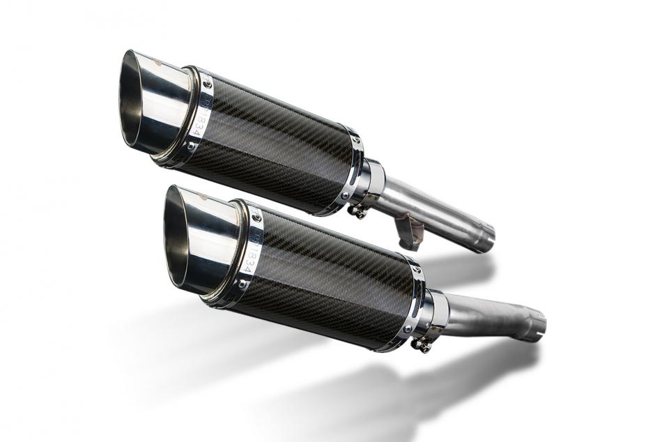 YAMAHA FJ1200/ABS/3XW 91-96 Echappement Silencieux 200mm Rond Carbone PISTE